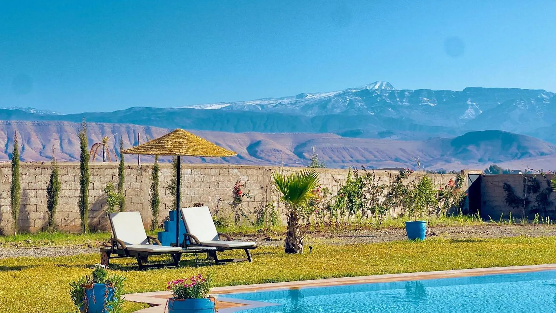 Family Villa With Swimming Pool And A Wonderful Mountain View Marrakesh